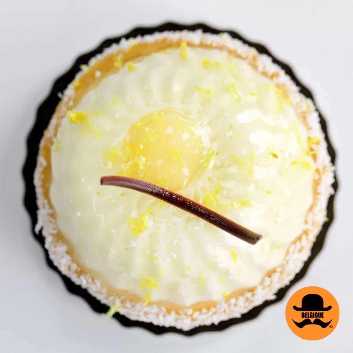 Lemon coconut tart