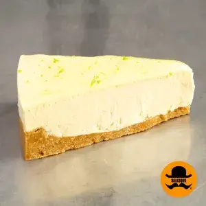 Lemon cheese cake slice
